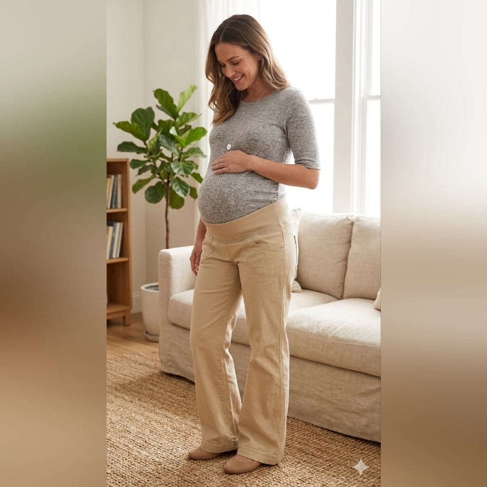 Women's Tan Flare Jeans